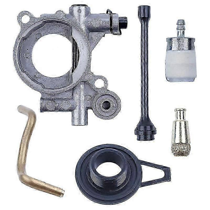 suitable for Oil Pump Worm Gear Oil Hose Line Filter Kit for 365 371 372 XP 372XP 362 Chainsaw-YI WU CHUN HUI
