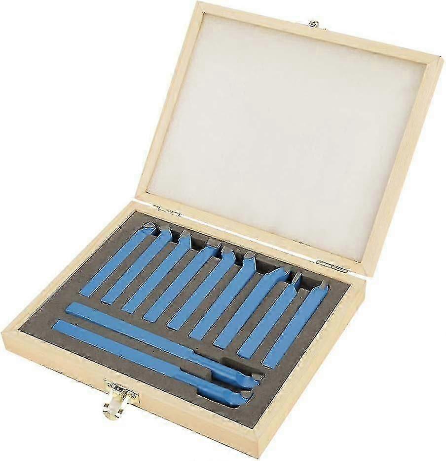 11pcs Lathe Tool Set Metal Tip Lathe Tools Set Turning Tool Set Grooving Tool 8 X 8mm