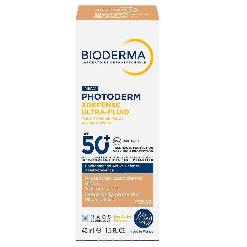 Bioderma Photoderm XDefense Ultra-Fluid Invisible SPF50+ Getönt 40ml - 03