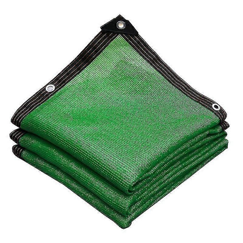 85% Shade Cloth, Top Shade Net, Green Sunscreen Net, Water Permeable Shade Net, For Outdoor, Backyard, Garden, Plant, Greenhouse, With Rope (2x4m) Qyr
