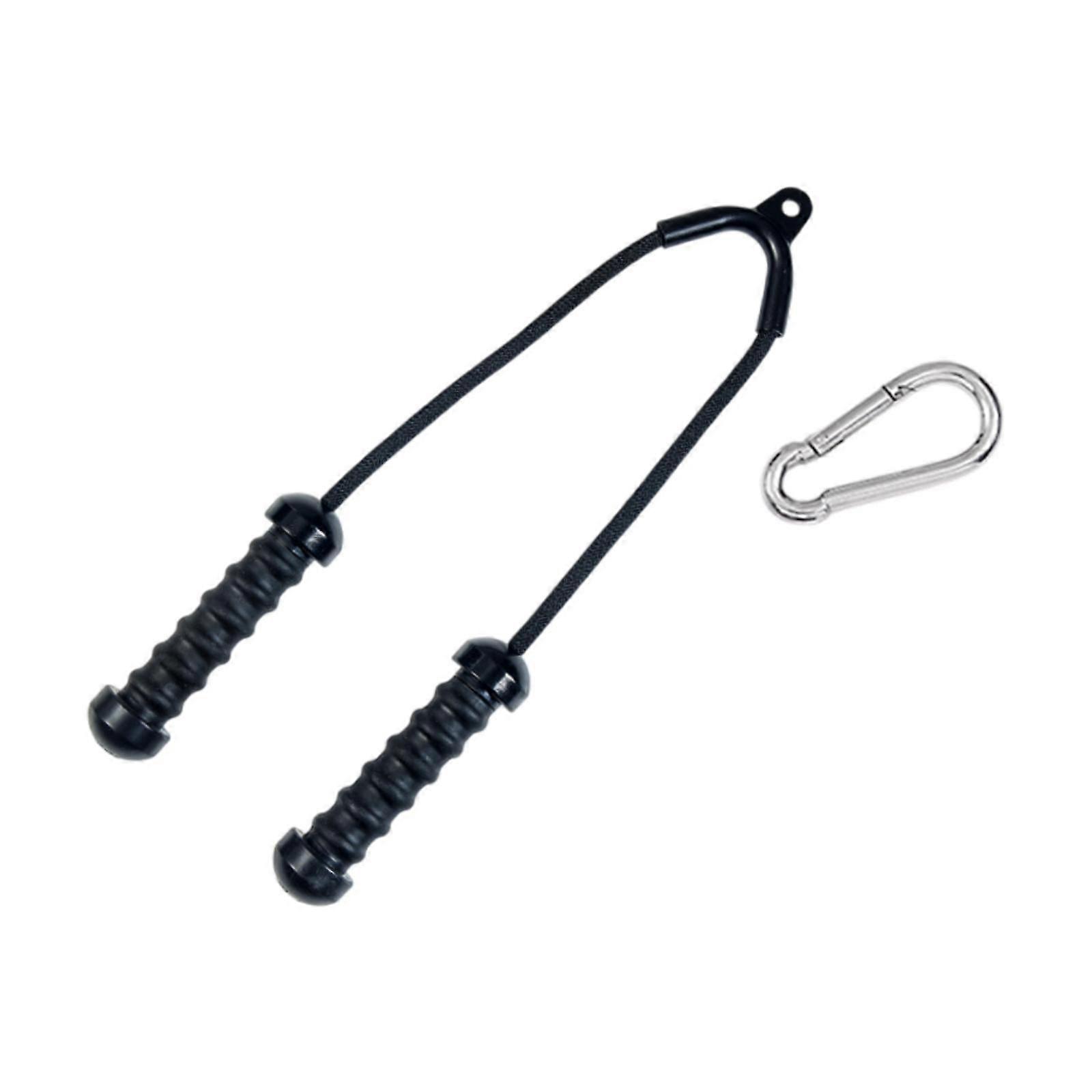 Tricep Pull Down Attachment Cable Machine Attachment for Fitness Workout Gym Green