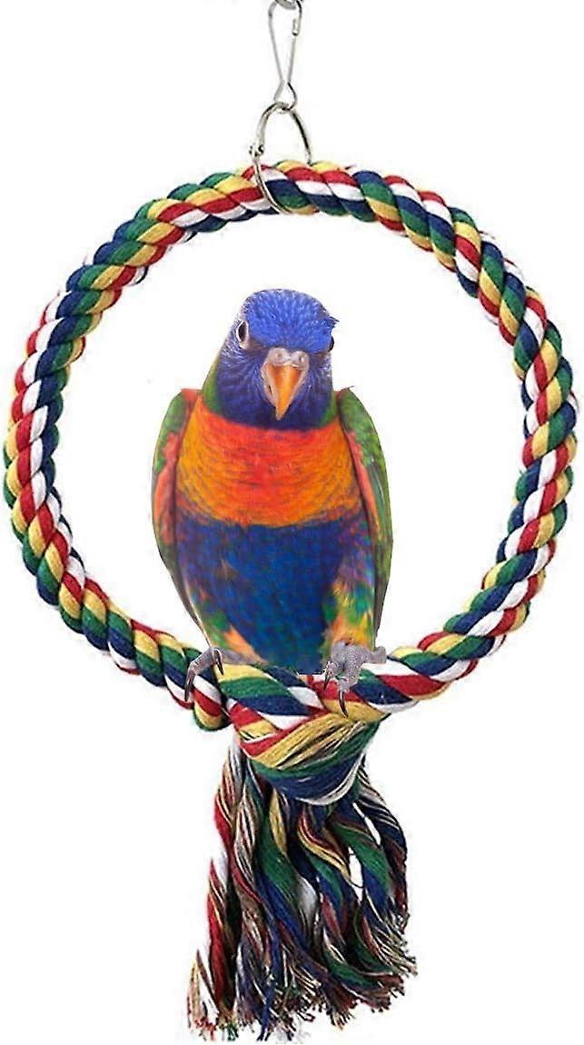 swing, rope, perch, bird toy