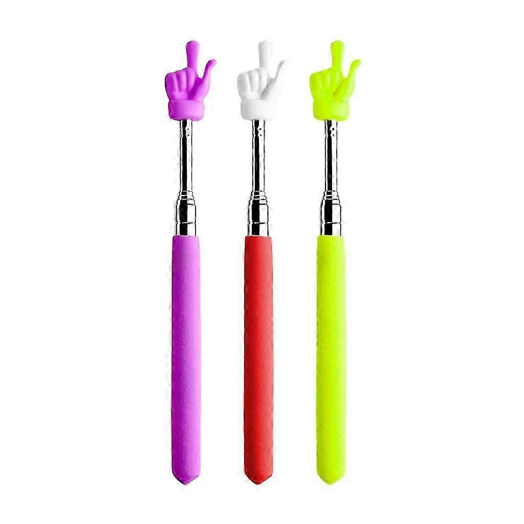 Mini Retractable Hand Pointing Stick Teaching Hand Pointer Finger Pointers Classroom Pointer Telescopic Teachers Pointer