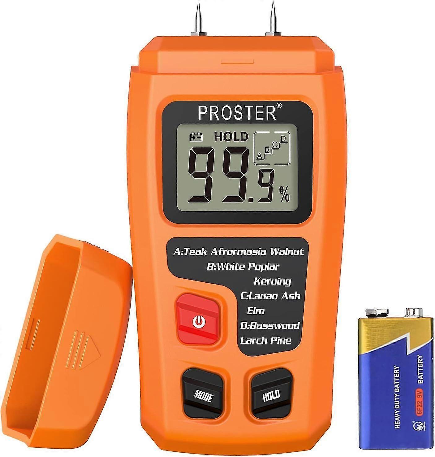 Digital Wood Log Firewood Timber Moisture Damp Meter Tester-Good
