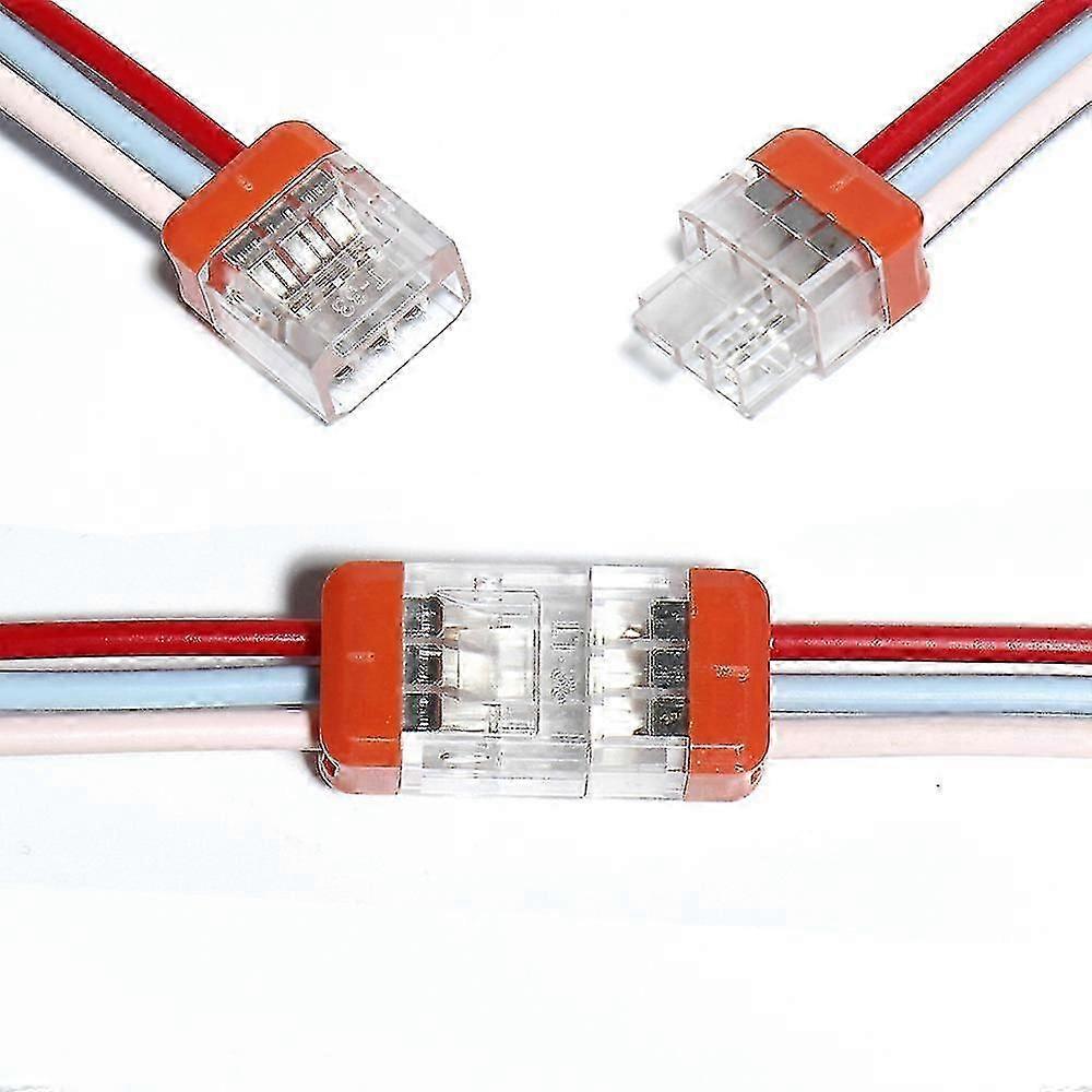 2pcs Insulated Wire Connector Wire Terminal Cable Crimp Connector Household Wire Butt Connector Nubic
