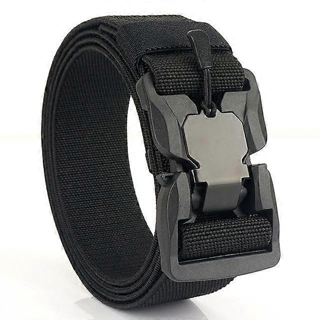 New Tactical Belt Quick Release Magnetic Buckle Military Belt Soft Real Nylon Sports Accessories YD881