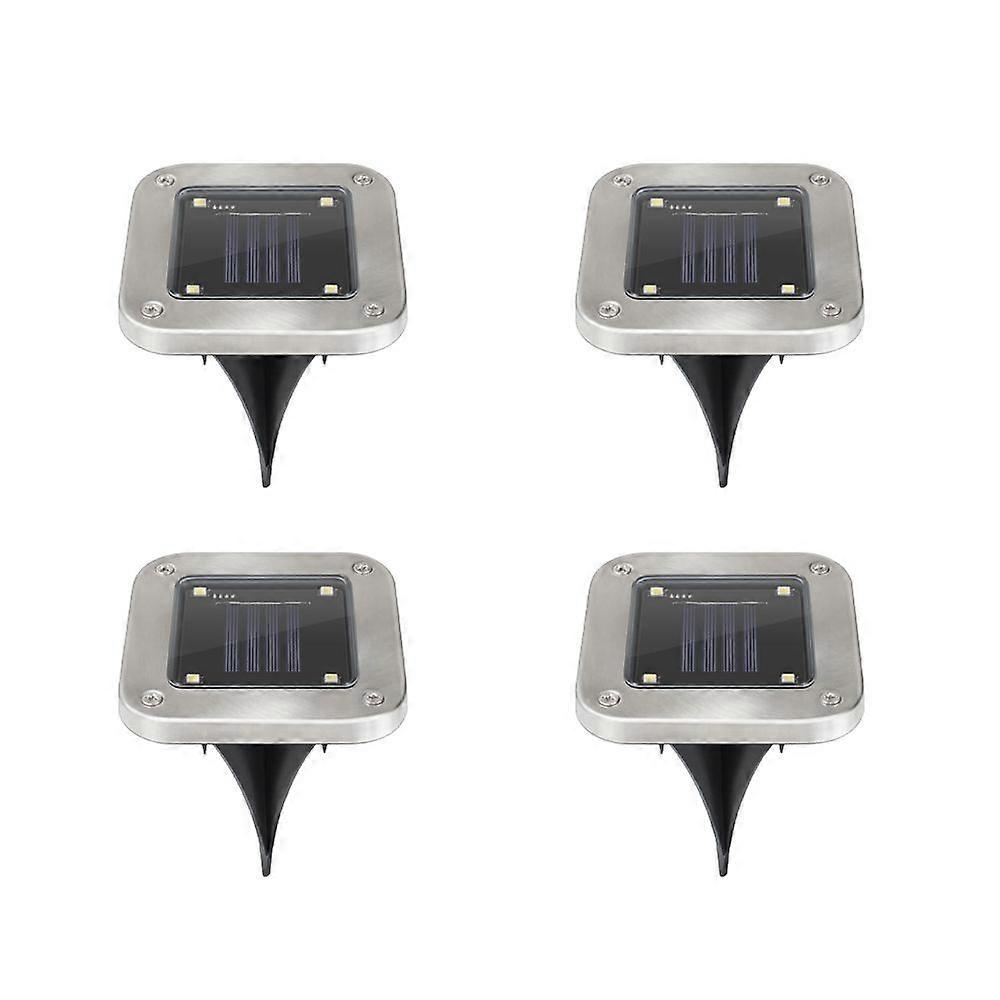 4 قطع أضواء حديقة ، حديقة خارجية مقاومة للماء أضواء أرضية ساطعة ، أضواء المناظر الطبيعية للمسار