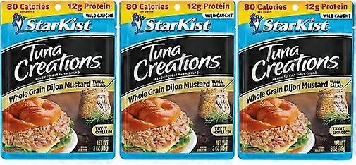 StarKist Tuna Creations Whole Grain Dijon Mustard Tuna Salad Pouch 3 Pack