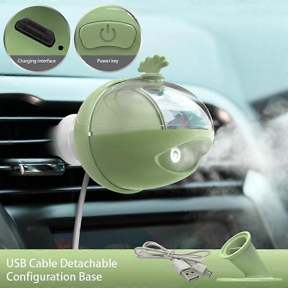 USB Mini Air Humidifier Car Aroma Aromatherapy Essential Oil Diffuser Home USB Fogger Mist Maker Car Accessories