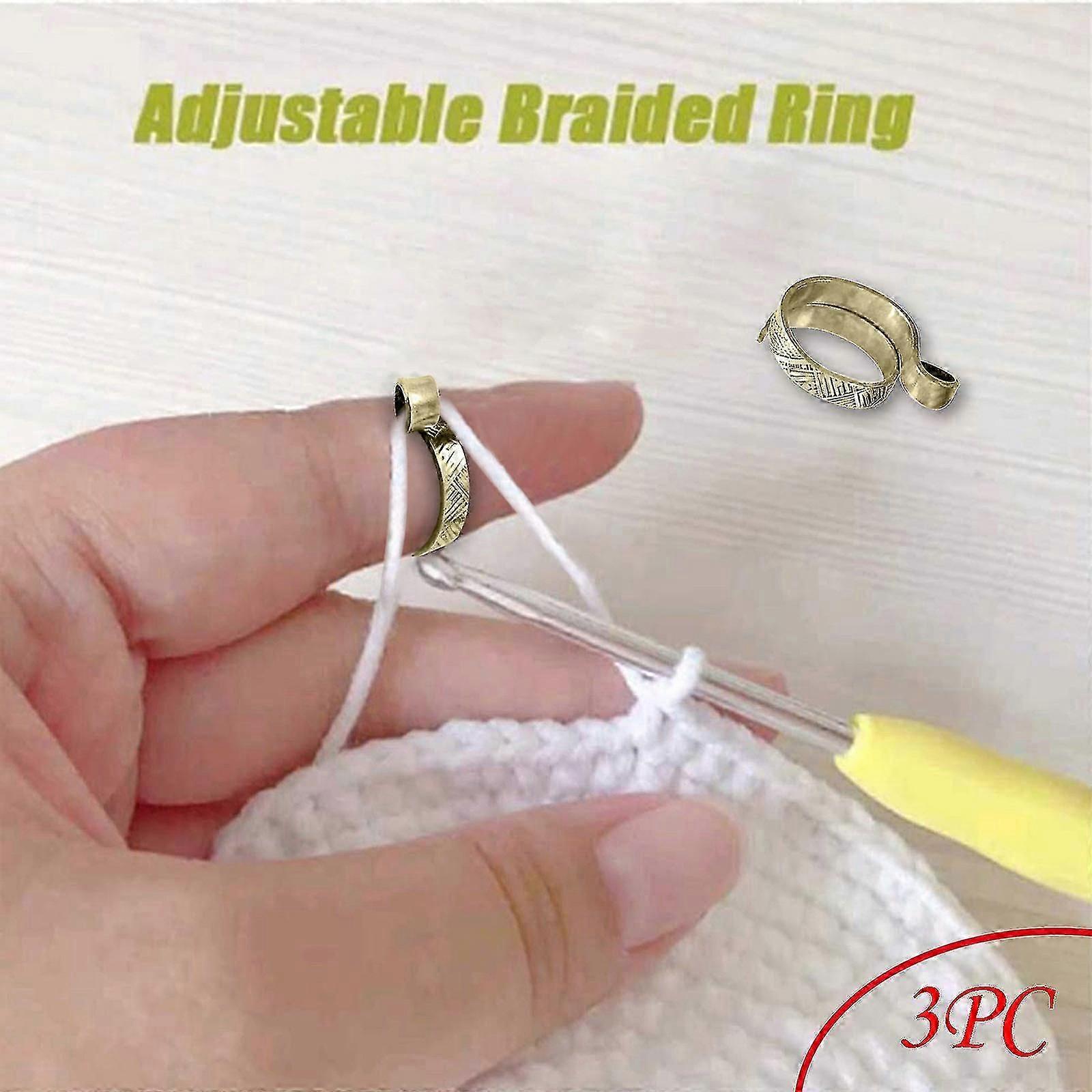 Adjustable Knitting Loop Crochet Loop Knitting Accessories Knitting Ring Adjust
