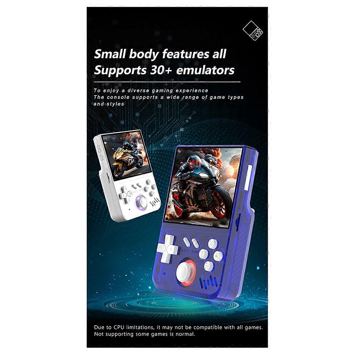 R36 Mini Retro Handheld Game Console MY Mini 128GB 3.5inch IPS Screen Video Game Console Linux Supp