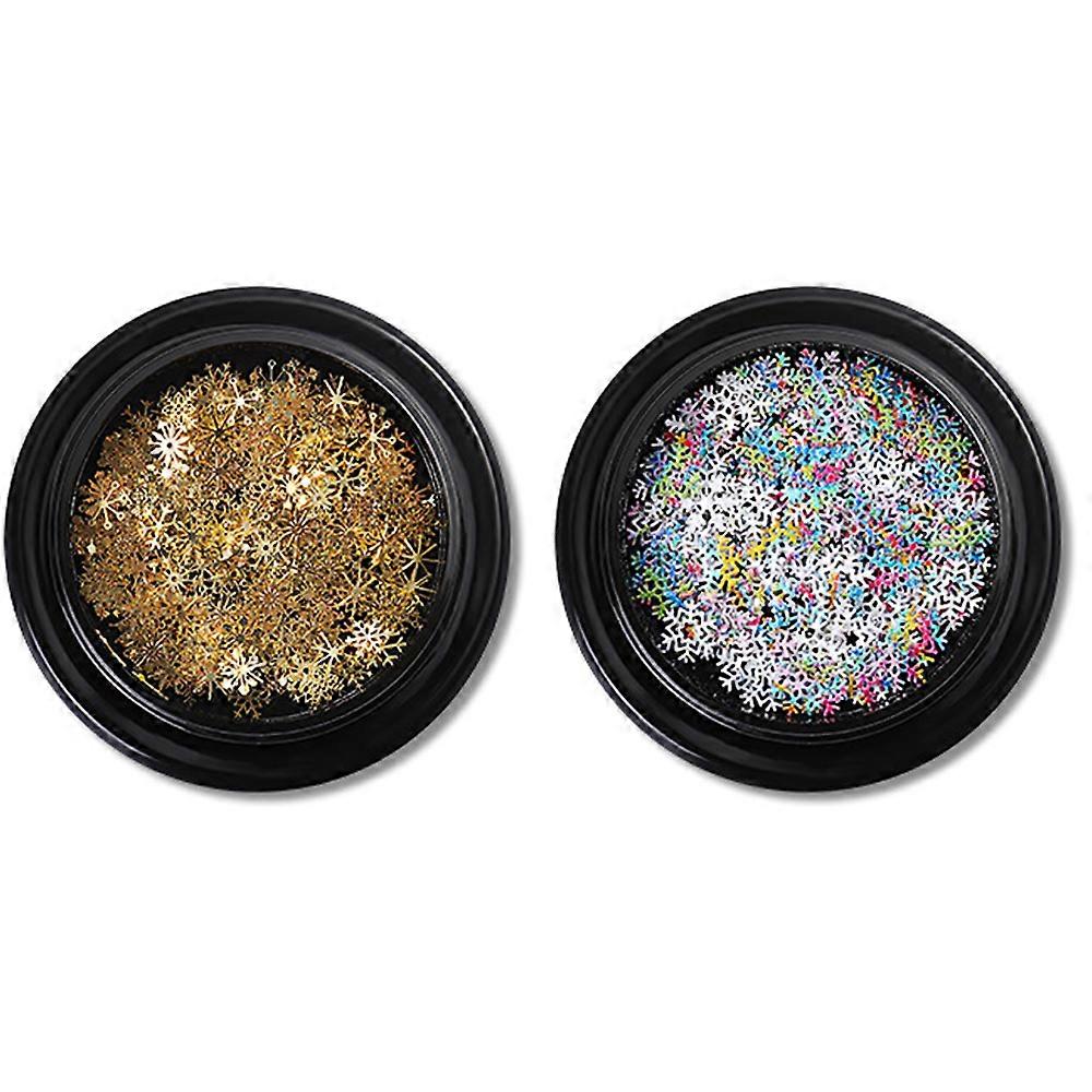 DIY Nail Accessories, Snowflake Nail Art For Christmas Celebrations, Add Sparkle To Your Manicure With Versatile Usage In Home And Salon Settings