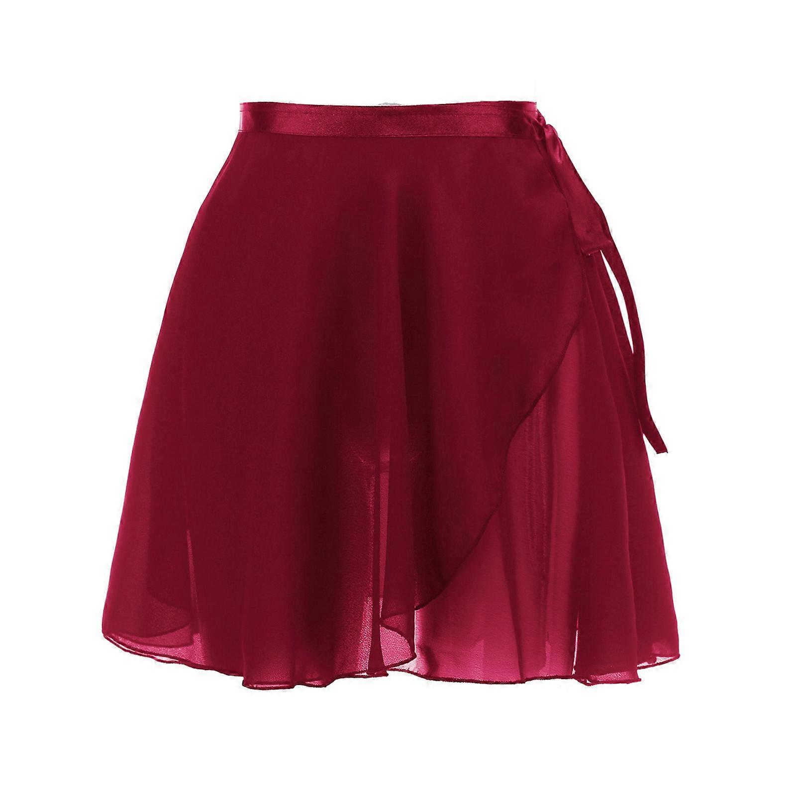 Classic Chiffon Wrap Dance Skirt for Girls Women Ballet Wrap