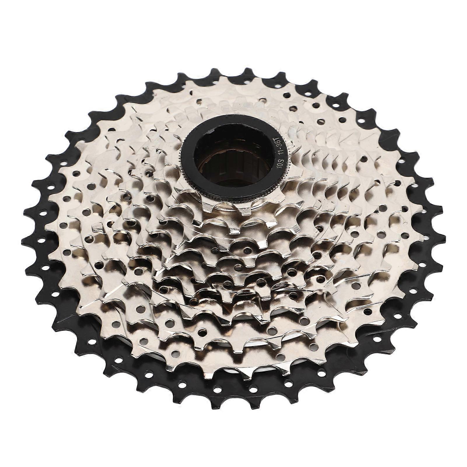 Bicycle Freewheel 10 Speed 11-36T High Strength Steel Bicycle Flywheel Replacement for Cycling Replacement