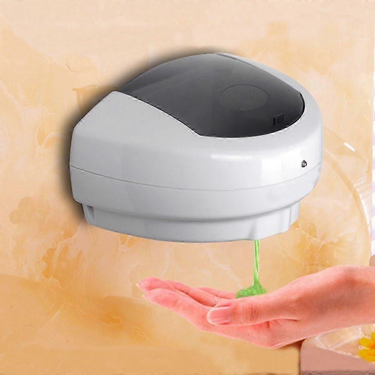 600ml Wall Hung Sensor Soap Dispenser Automatic ABS Wall Mount Sensor Soap Dispenser Hands Free Wash Machine 500ML