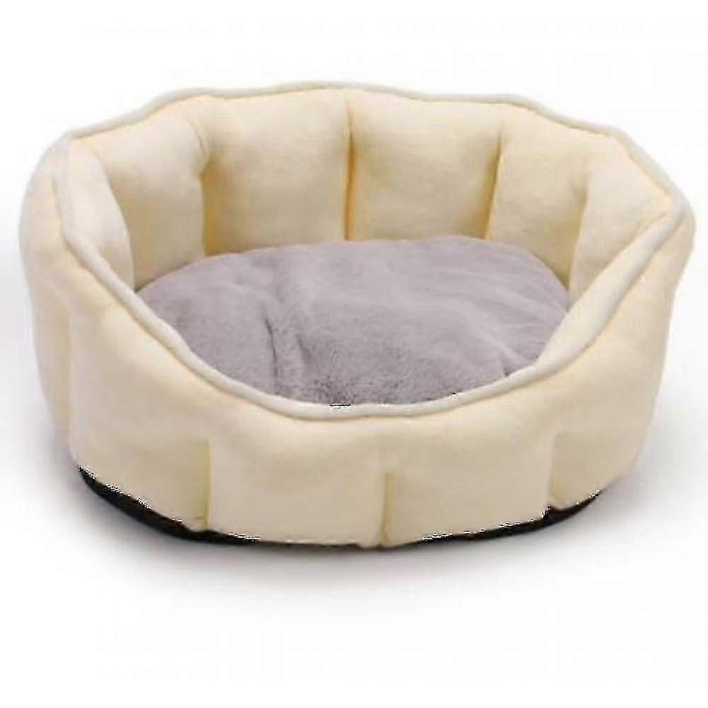 Cat Beds Pet Winter Bed With Warmth Plush Yellow