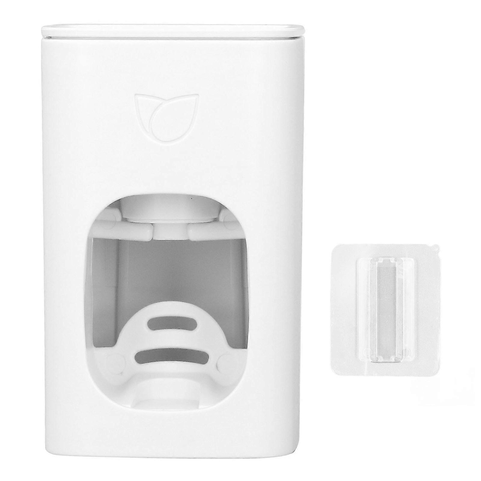 Toothpaste Dispenser Wall Mounted Automatic Toothpaste Squeezer for Bathrooms Toilets White