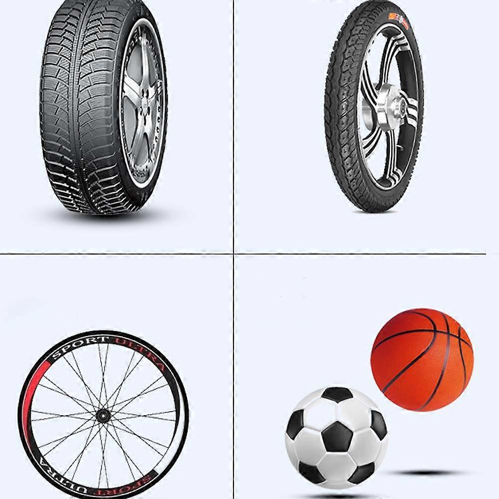 Air compressor, 3600mah car tire inflator, bicycle pump, 5 inflation modes, digital display, digital lcd screen, usb por