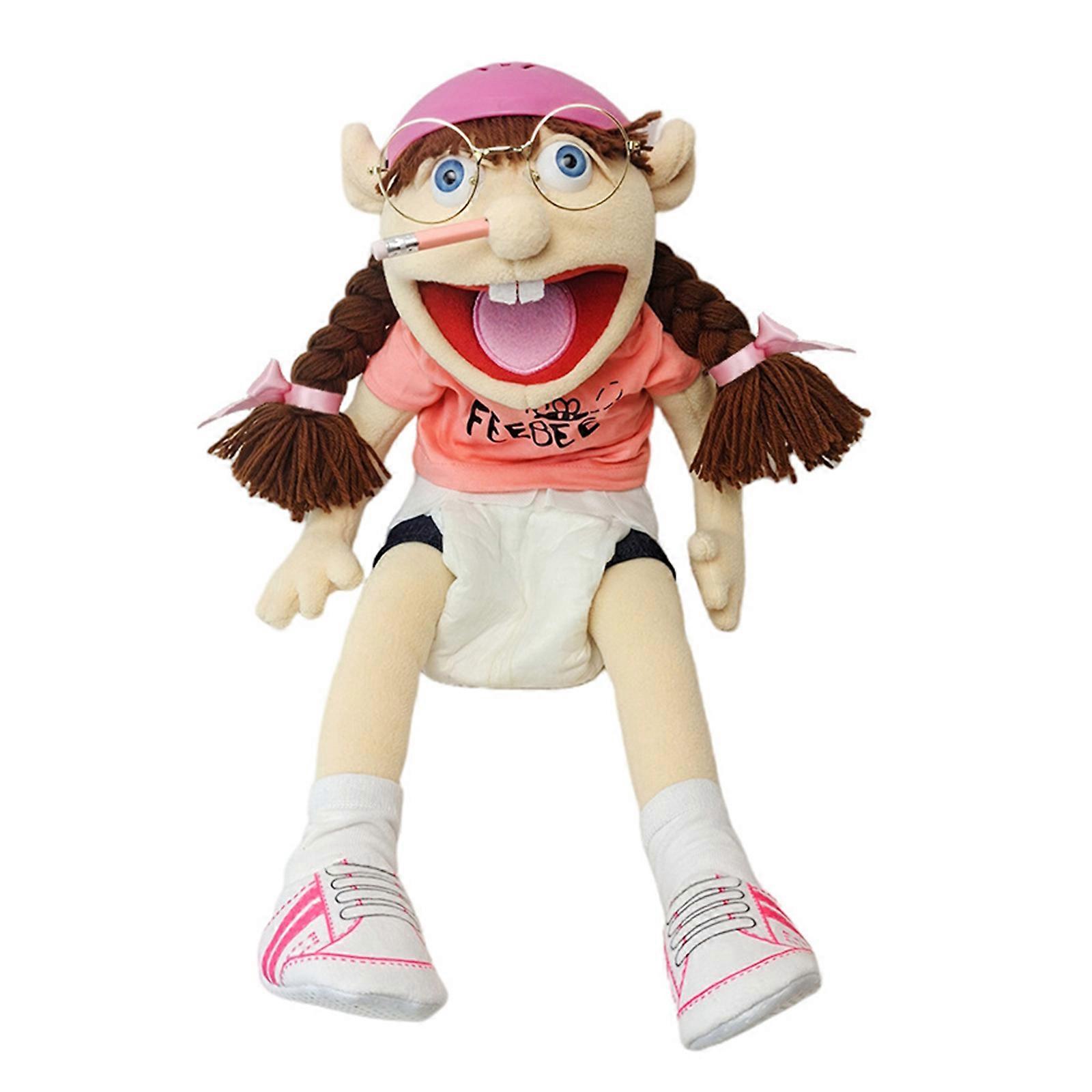 Jeffy Hand Puppet Jeffy Doll Puppet Feebee Puppet  Plush Toy Hand Puppet Jeffy Puppets For Kids Puppet Theater Multicolor