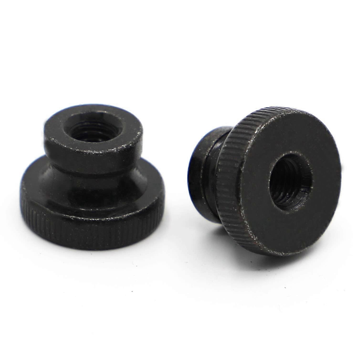 Écrou de poignée M3 M4 M5 M6 M8 M10 Jeu d’écrous à oreilles moletés plaqués noir - 2/5pcs pour un serrage facile à la main, RadiantRush