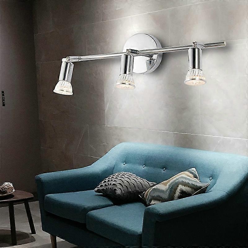 LED Chandelier Ceiling-mounted 9W Background Wall Adjustable Mirror Front Wall Light White Light