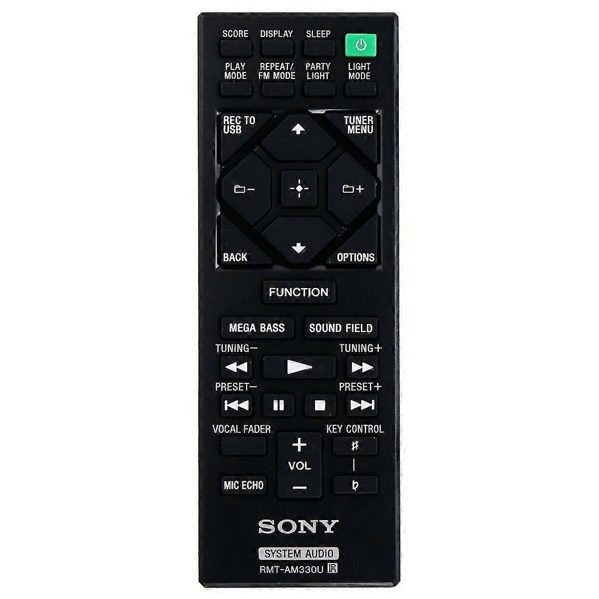 Sony Ses Sistemi Uzaktan Mhc-m20 Mhc-v21 Mhc-v77w 20250427 için Rmt-am330u