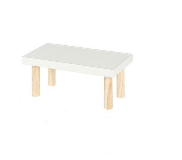 Tables Desktop flower shelf, succulent shelf, office shelf, small solid wood shelf, window storage wooden shelf (medium rectangular 24.5*12.10.7)