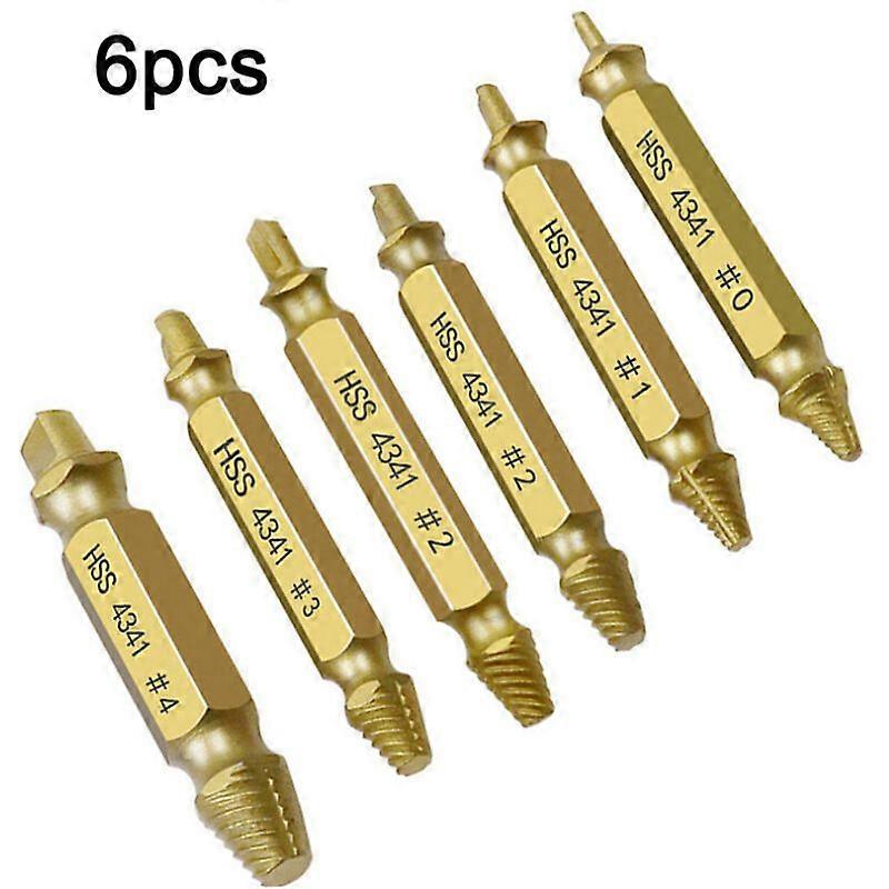 Double Head Screw Extractor High Speed Steel Sliding Tooth Broken Screw Anti-tooth Extraction Tool Broken Wire Extractor