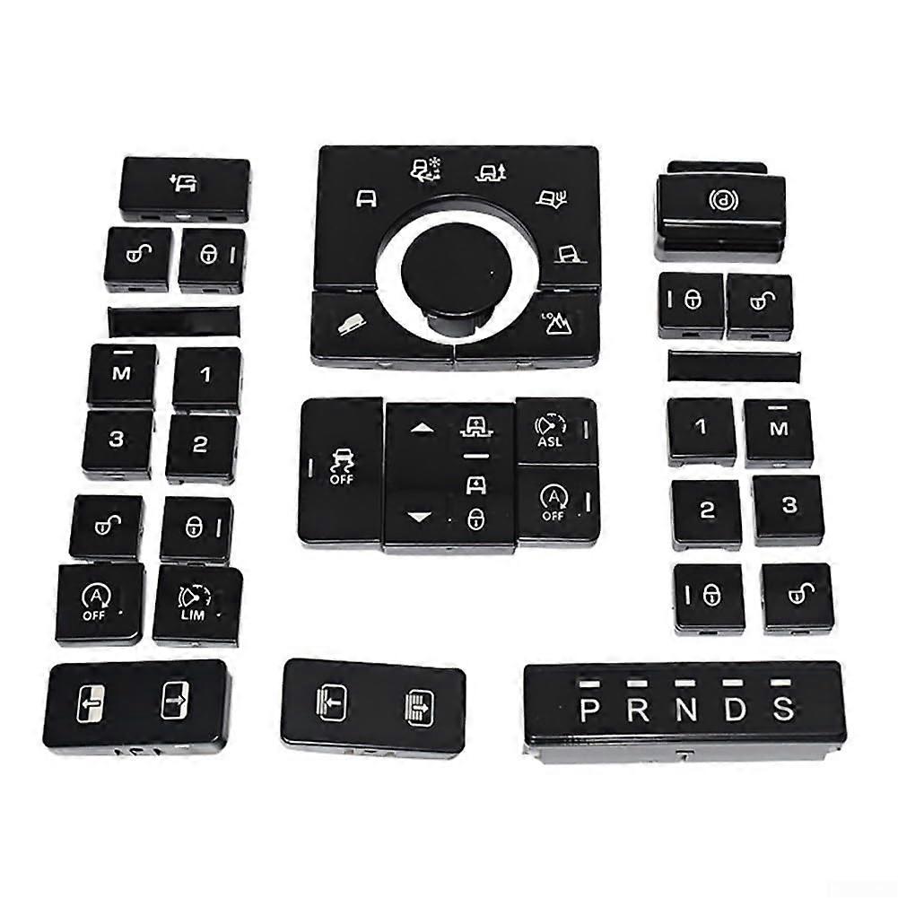 Car Switch Button Cover Center Console For Land Rover Terrain Mode For Range Rover 20132017 Sport 20142017 Black
