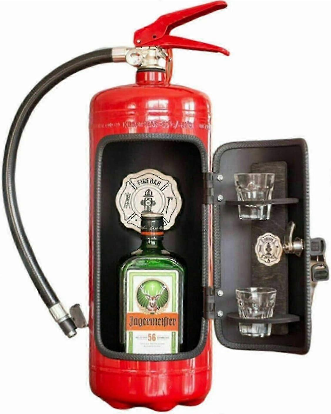 2024 Πυροσβεστήρας Mini Bar Wine Box Novelty Liquor Cabinet δώρο για άνδρες