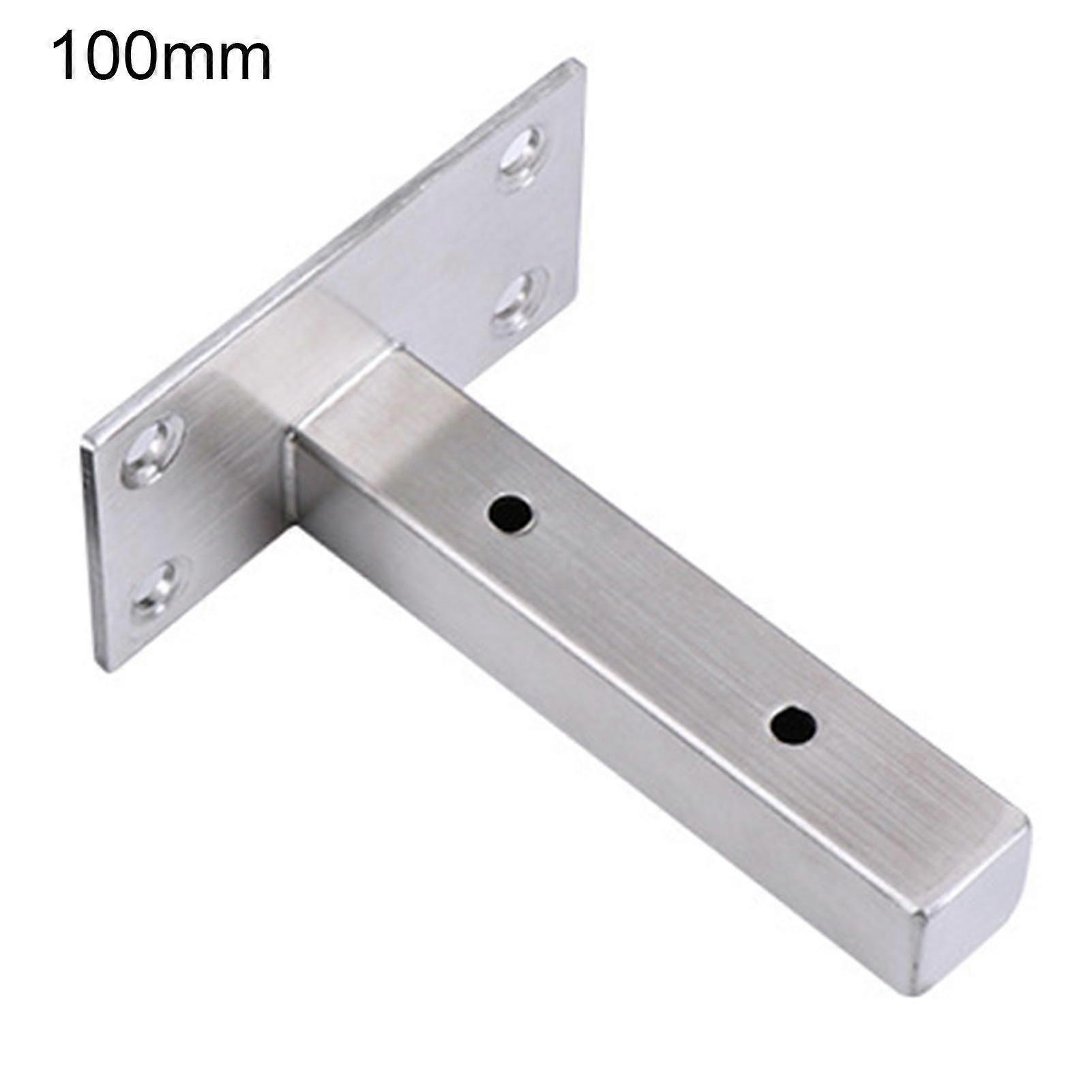 1pc Heavy Duty Save Space Shelf Bracket Stainless Steel T-shape Solid Floating Wall Shelf Support For Home