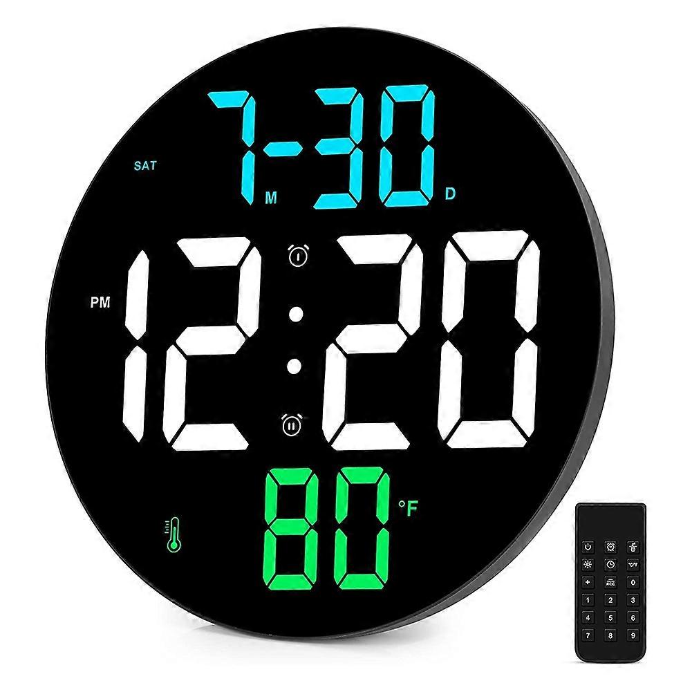 Digital Wall Clock Large Display, 9Inch Large Digital Clock