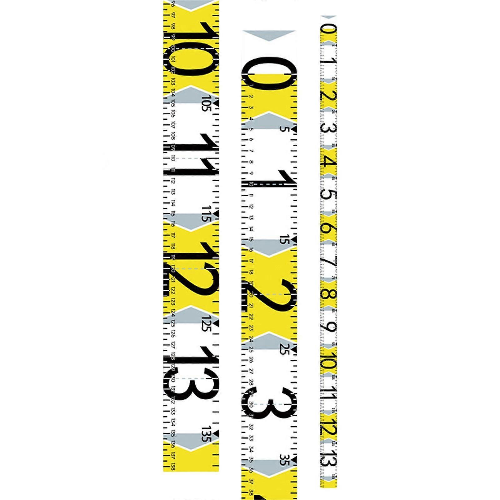 51in Fishing Tape Measure Adhesive Ruler Portable Fish Measurement Tool for Anglers Soft Fish Measuring Tape