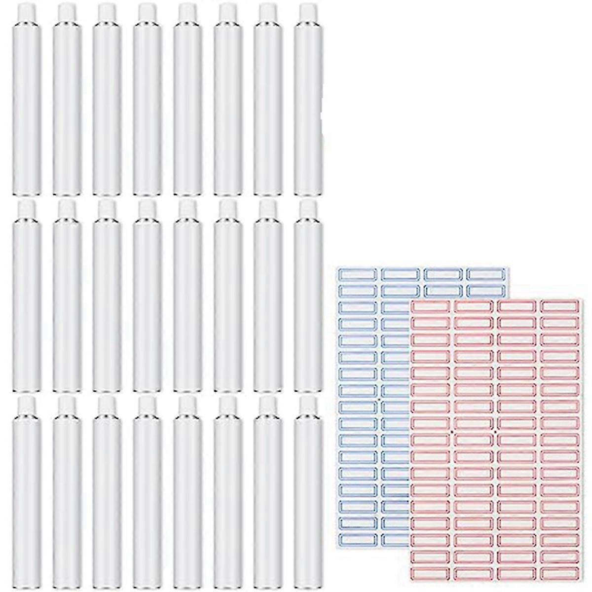 24 Pcs Empty Aluminum Paint Tubes 20 Ml Paint Tubes