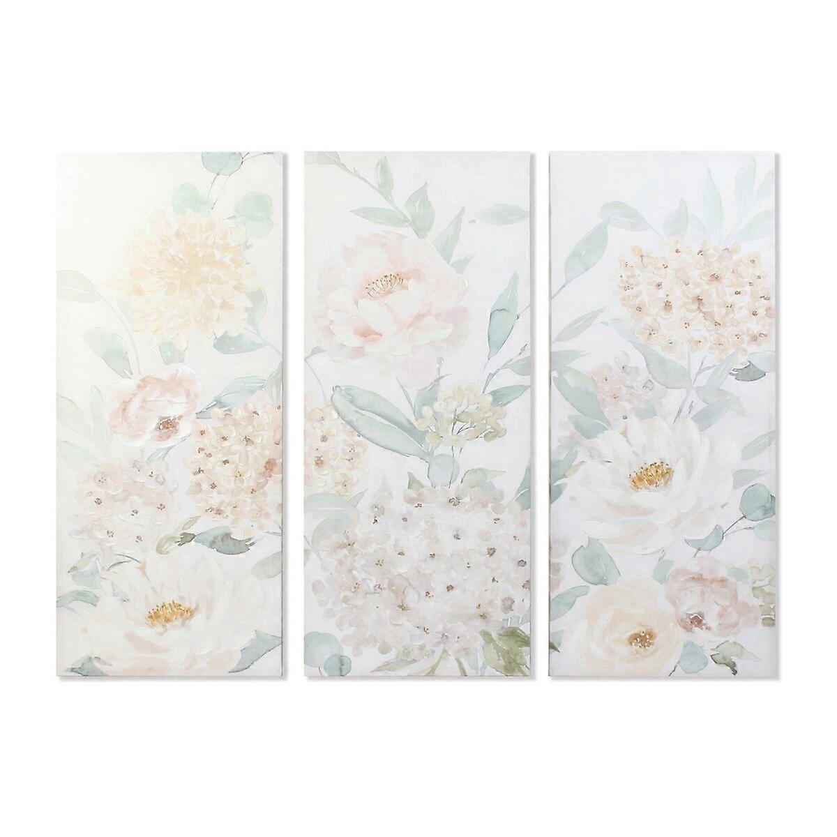Canvas DKD Home Decor Canvas MDF Wood 55 x 3 x 135 cm