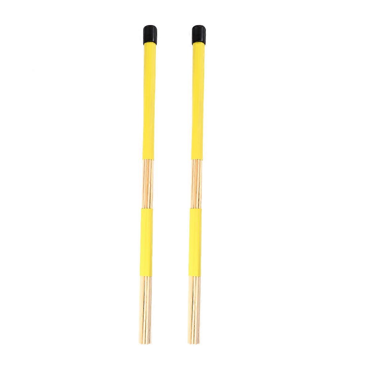 High-Quality Drum Brushes for Jazz Performances, Featuring a Durable Wooden Frame