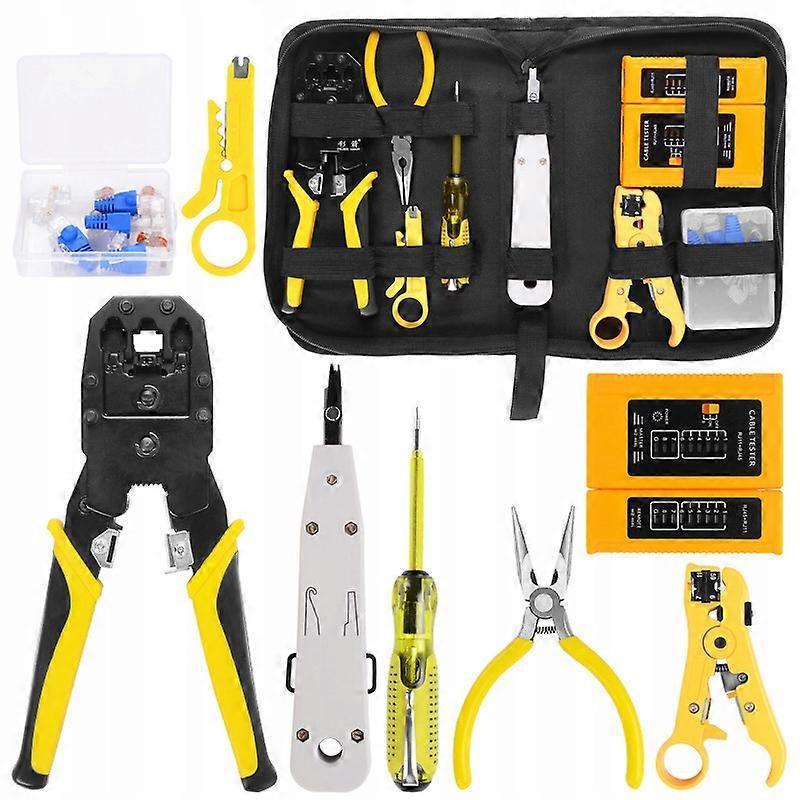 Network Tool Kit Lan Tester Rj45 Crimping Tool Knife German Style