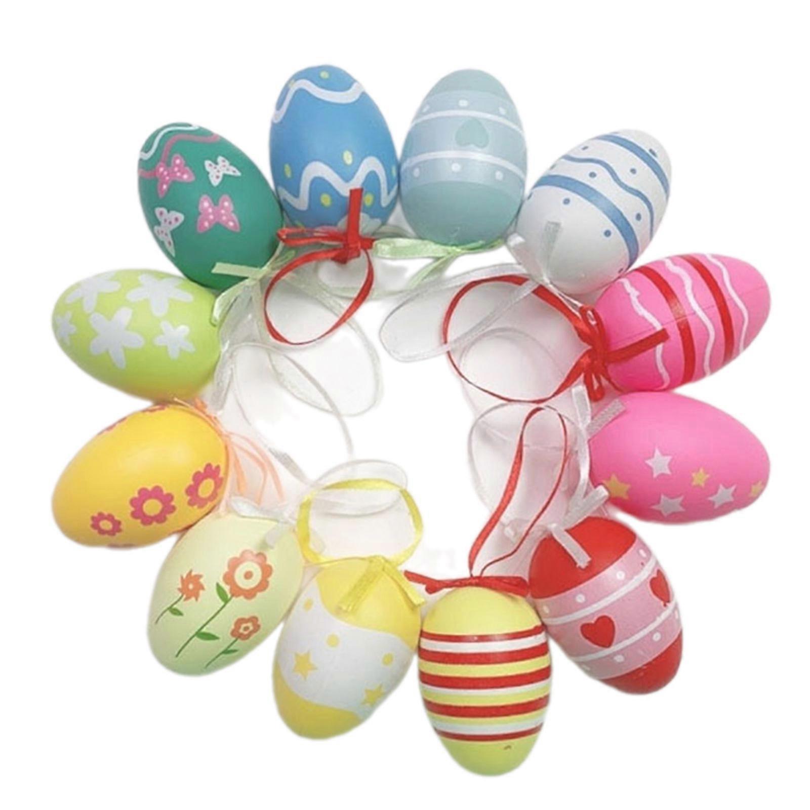 Festive Easter Decoration Set Enjoy Painting and Decorating with Different Designs Multicolor
