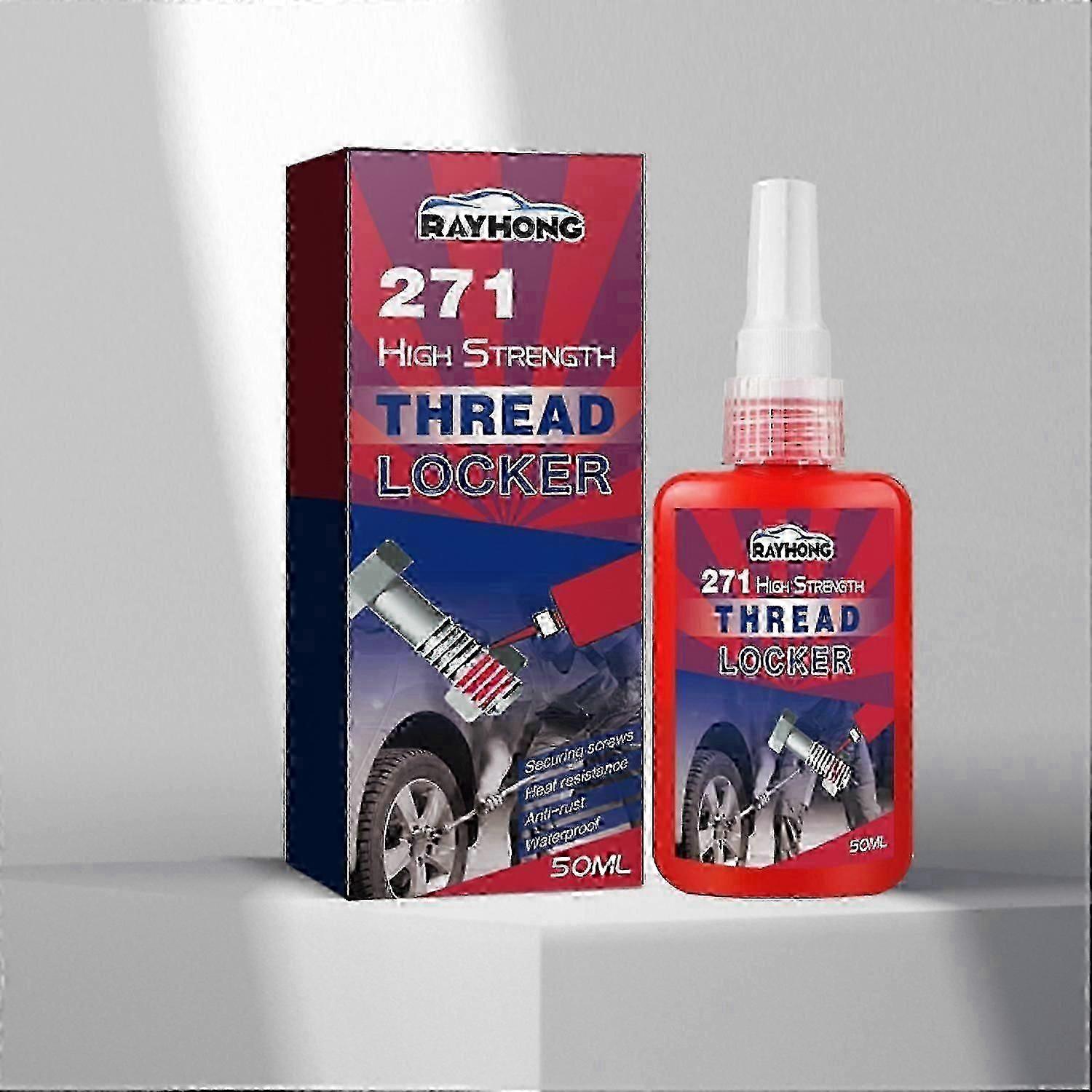 Rayhong 271 Thread Locker, Detachable Metal Lock Seal Medium Viscosity Anaerobic Glue