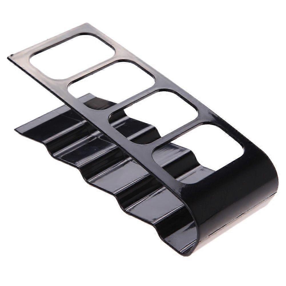 TV Mount For DVD Remote Control, Shelf Mount Organizer, Black, Universal Fit, Durable Plastic, Compact Design