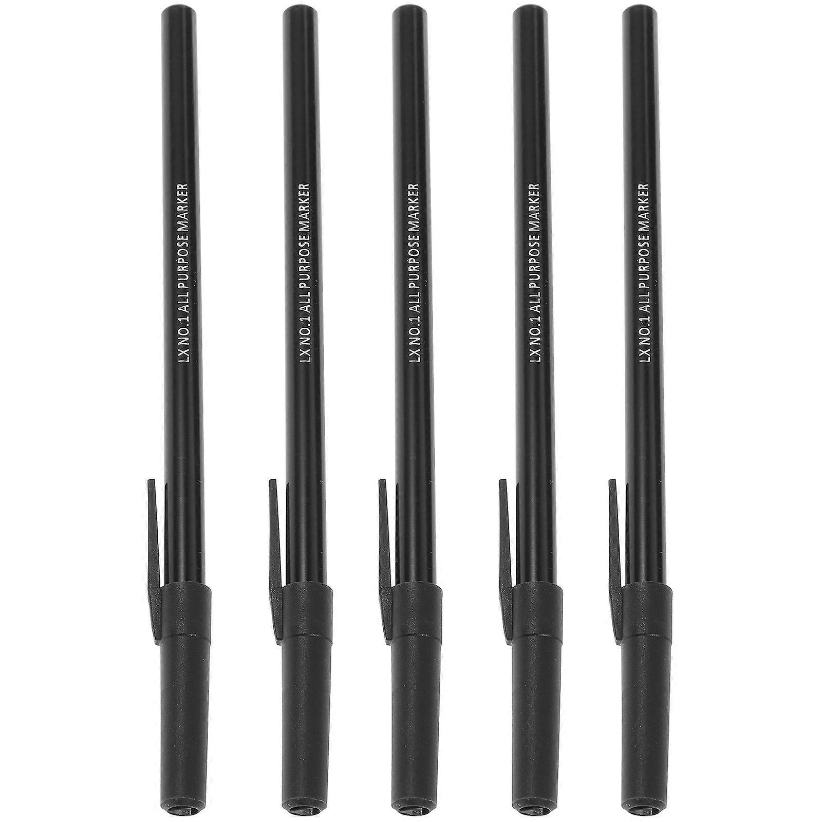 Laundry Marking Pen Multi Purpose Marking Waterproof Non Fading Stable Ink Quality 5Pcs