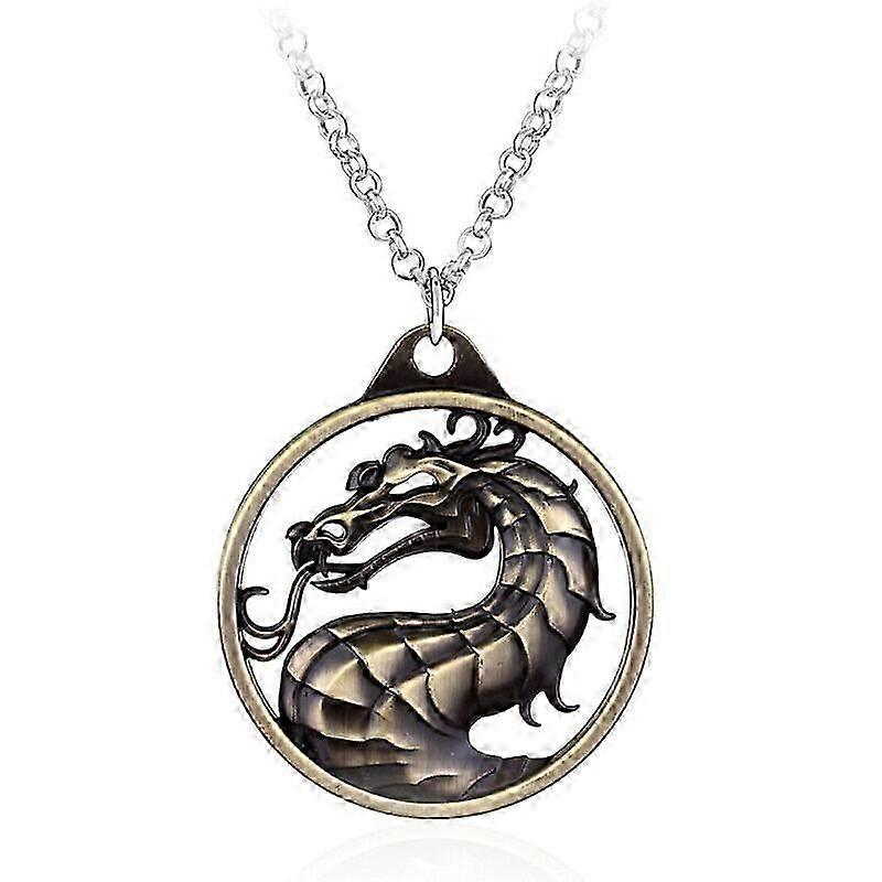 Collier Mortal Kombat avec pendentif double face