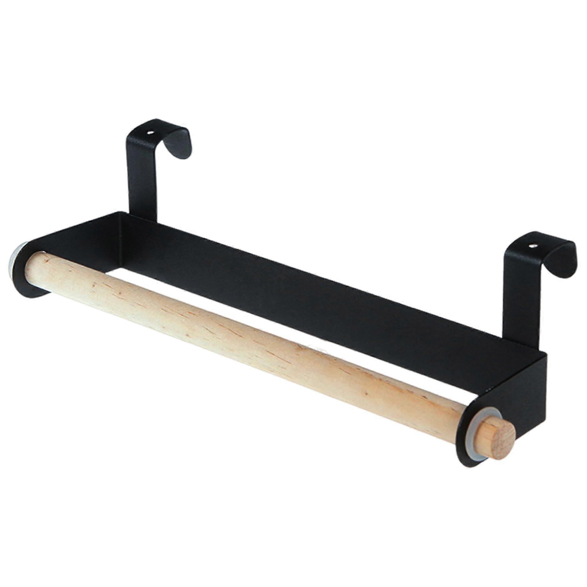 cabinet door paper towel holder, 9 x 3 x 2, black Ref: 4879