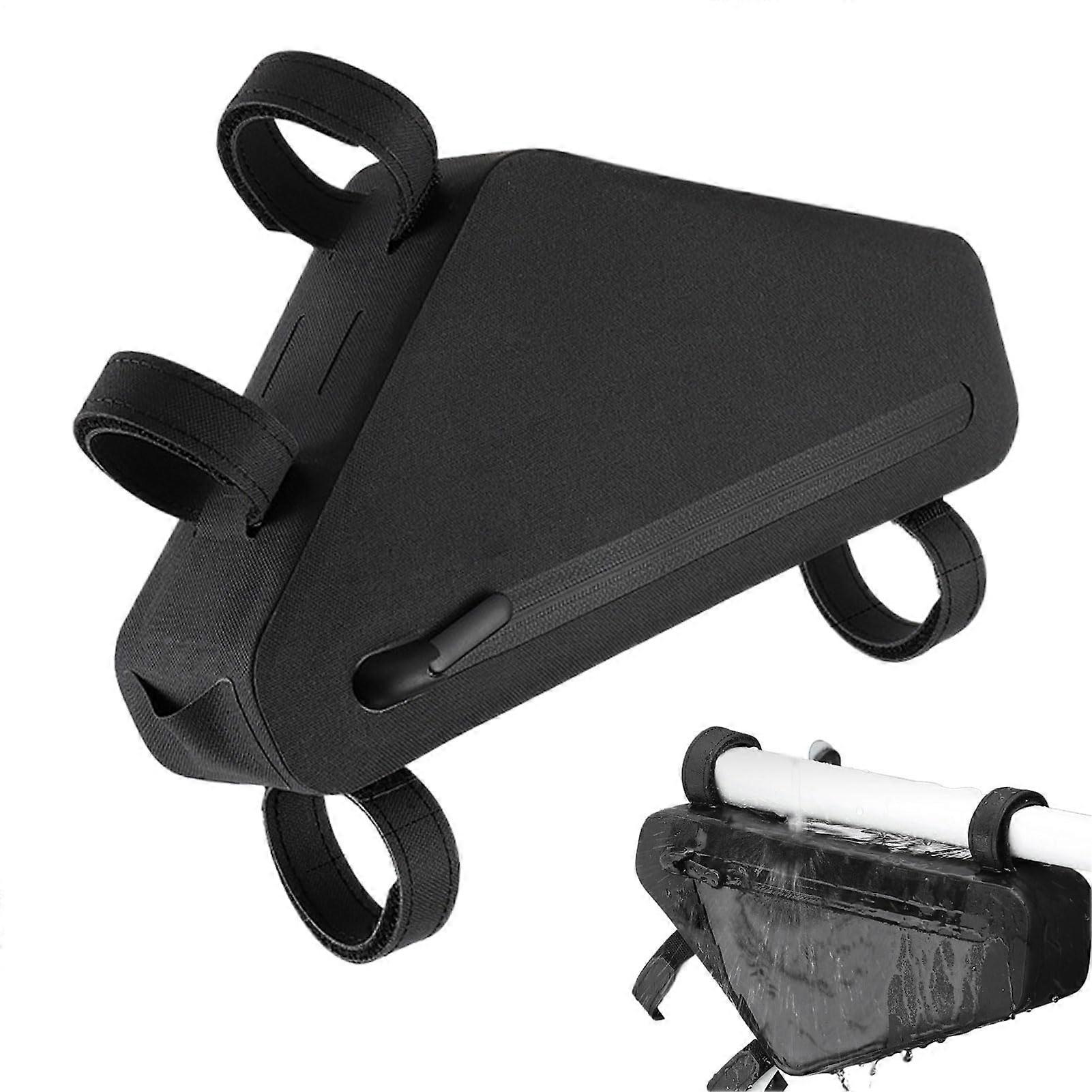 Triangular bicycle bag – waterproof strapon tube bag, reflective for road riders Ref: 4099