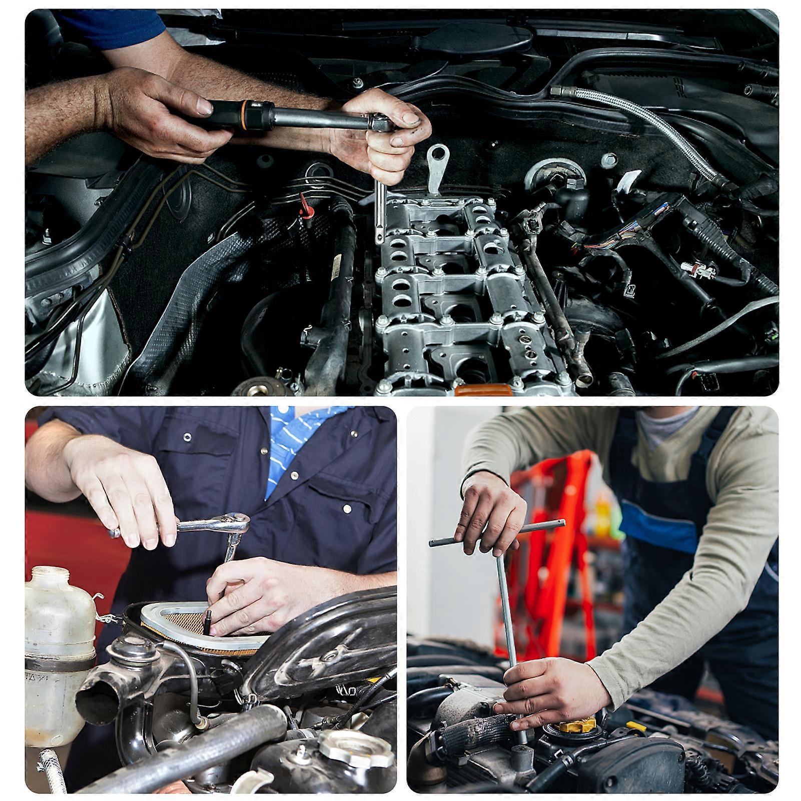 15-Piece Drive Tool Set 1/4", 3/8", 1/2" Extensions Silver