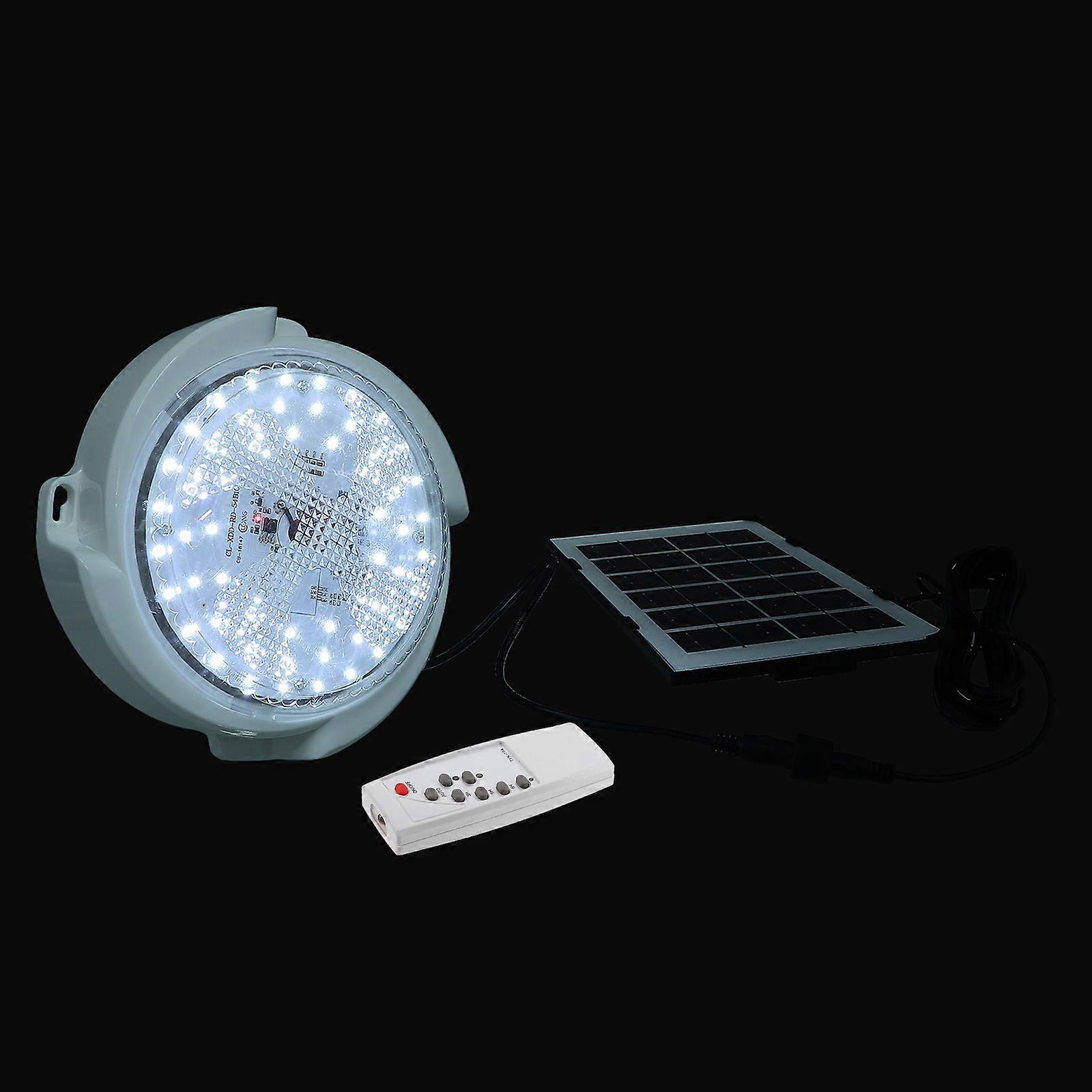 Outdoor Solar Lamp with Light Sensor and Emergency Lighting 15.5 x 15.5 x 4 Cm Polycrystalline Silicon Material for Kitchen Garden Set