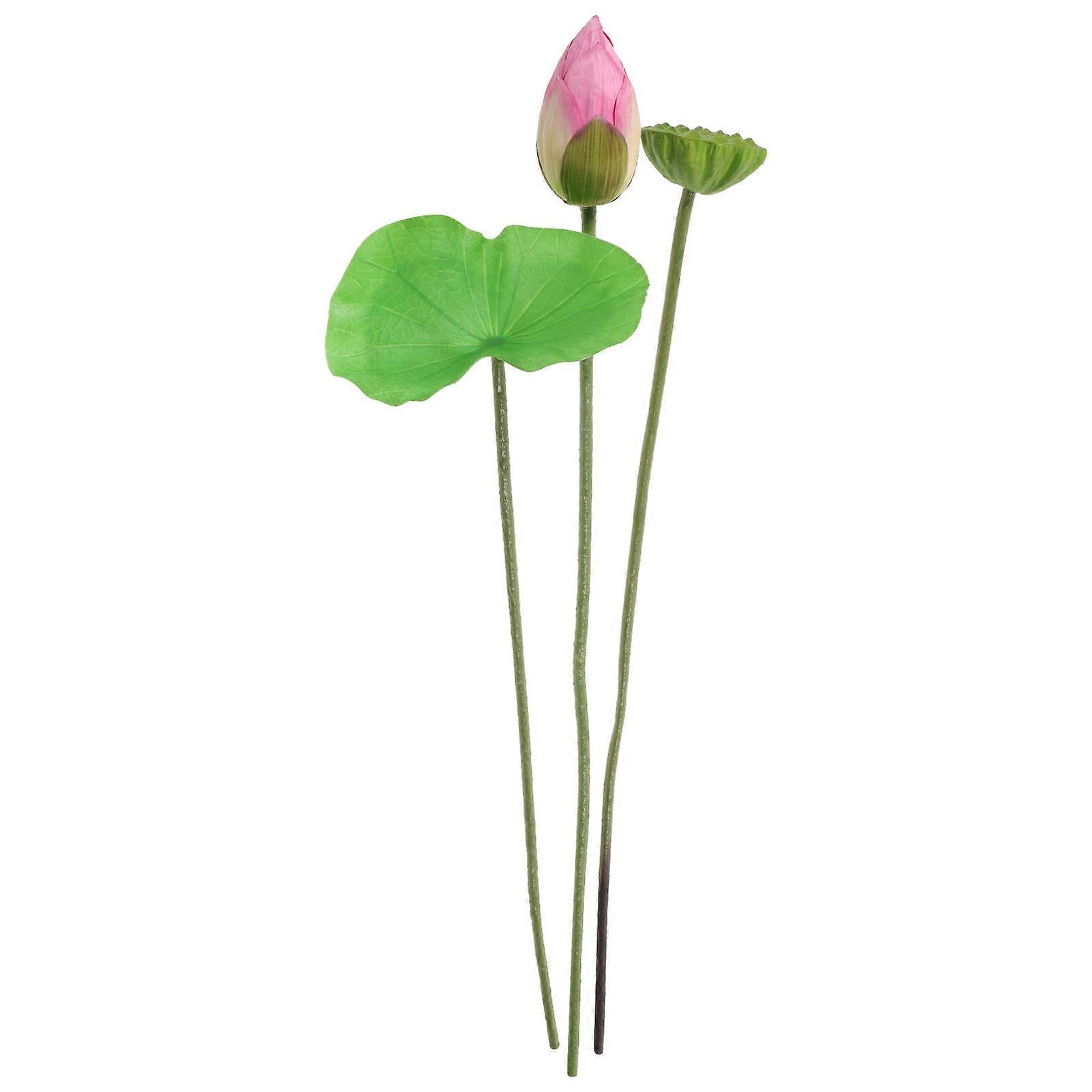 Artificial Flower Stems Simulated Lotus Stems Assorted Decoration 1Set