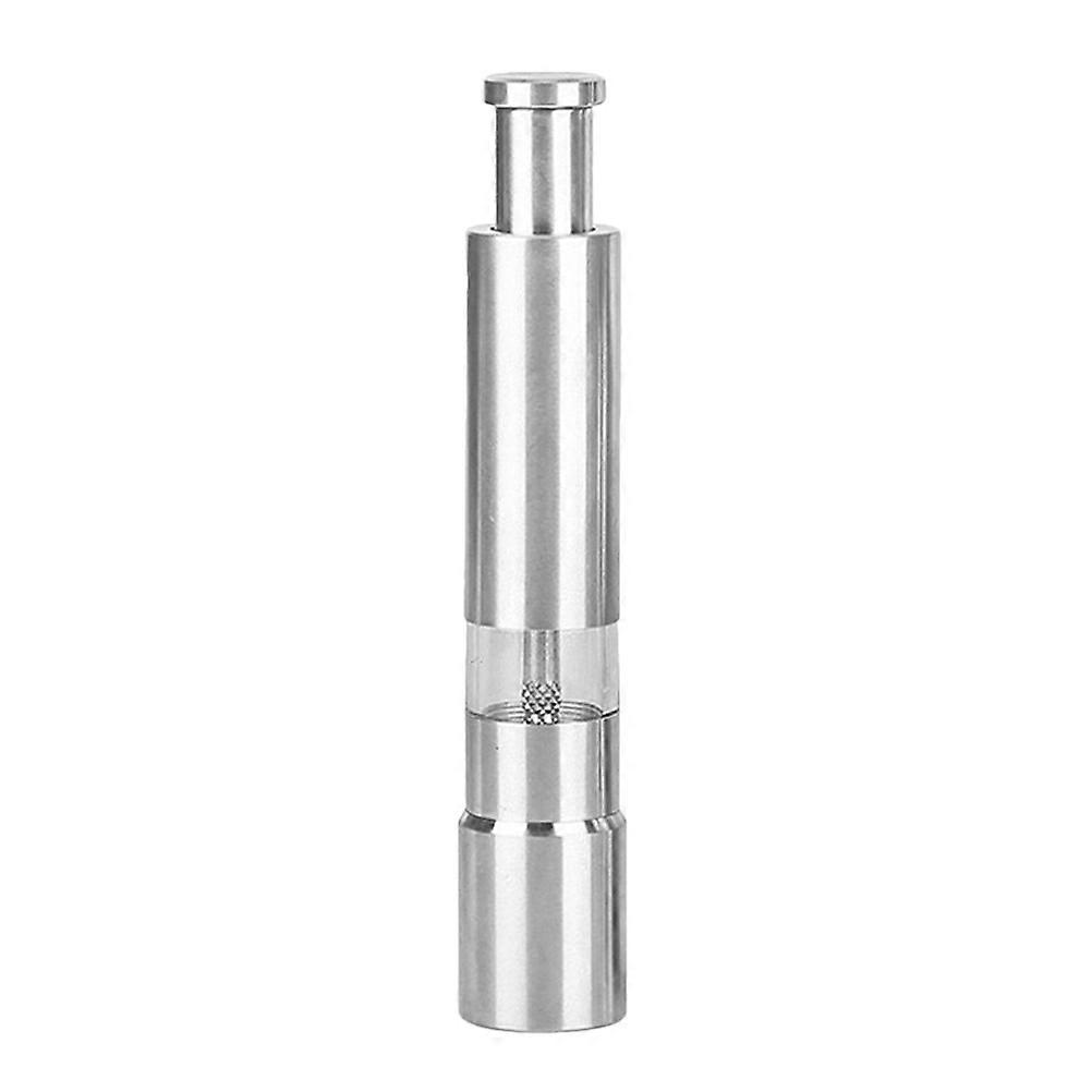 Here is a sample **manual** for a **Refillable Stainless Steel Pepper Grinder with One Handed Push Button Design**, suitable for use in **kitchen,