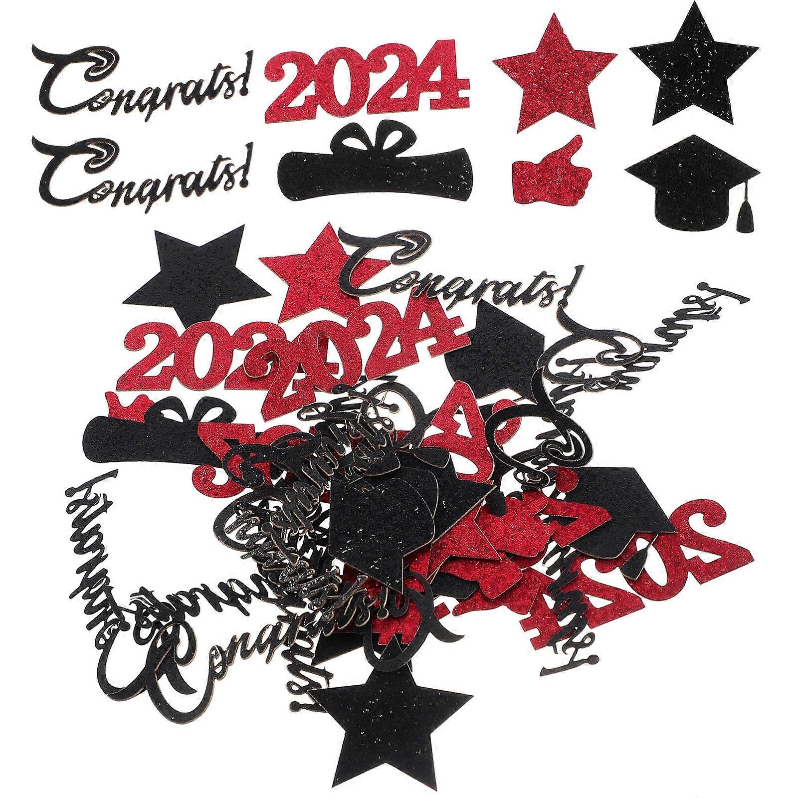 Party Supplies Graduation Decorations Paper Material Diploma Shape Graduation 2024 1 Set