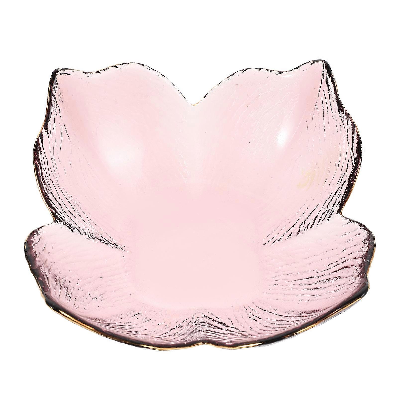 Dessert Bowl Glass Pedestal Bowl For Parties Holidays Petal Like Shape Decorative Style 1Pack